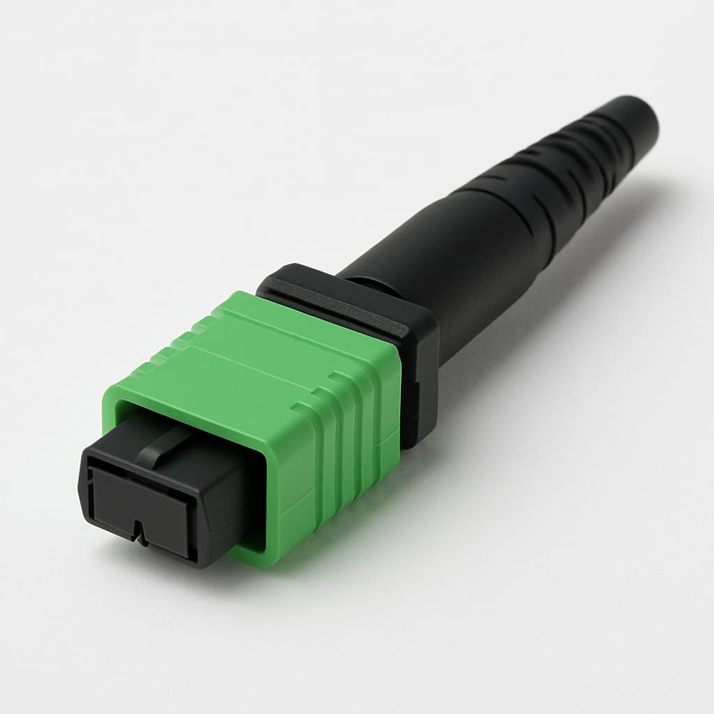 Telegartner U01100A0254 MPO Plug, SM/APC, Male — illustrative AI-generated image