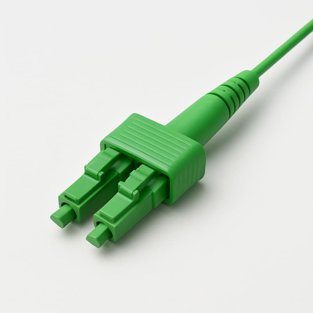 Telegartner U01100A0297 LC/APC Duplex Plug EasyGrip — illustrative AI-generated image