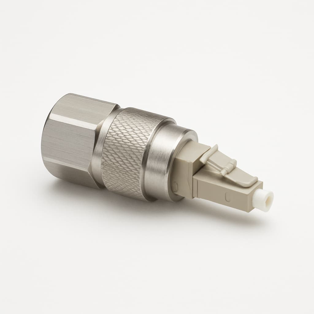 Telegartner U01100A0298 TOC LC Plug — illustrative AI-generated image