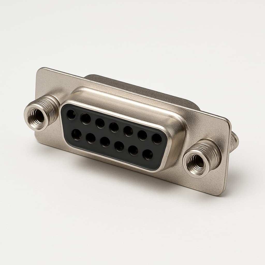 MOLEX / FCT FWDFM09-15P-K1444 D-Sub Connector — illustrative AI-generated image