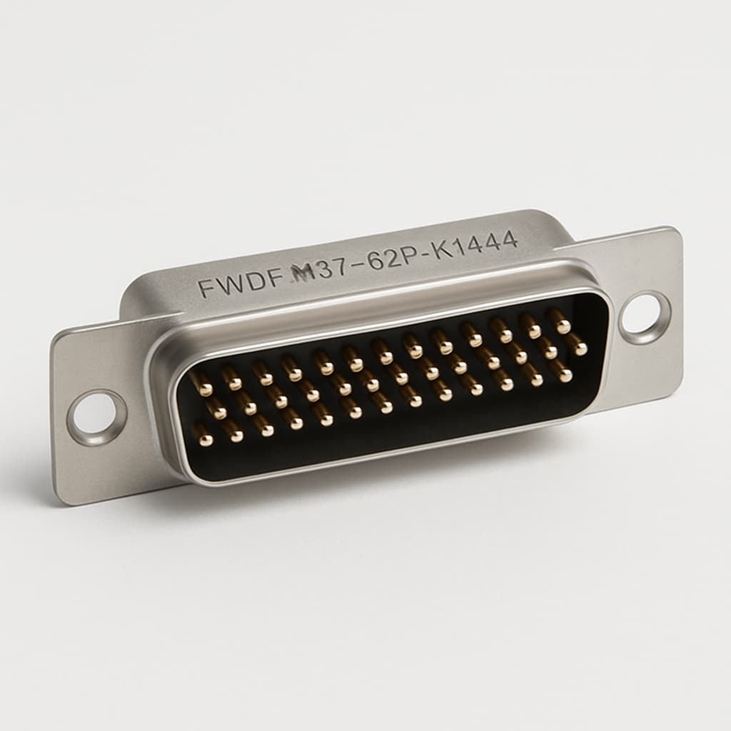 Molex / FCT FWDFM37-62P-K1444 — illustrative AI-generated image