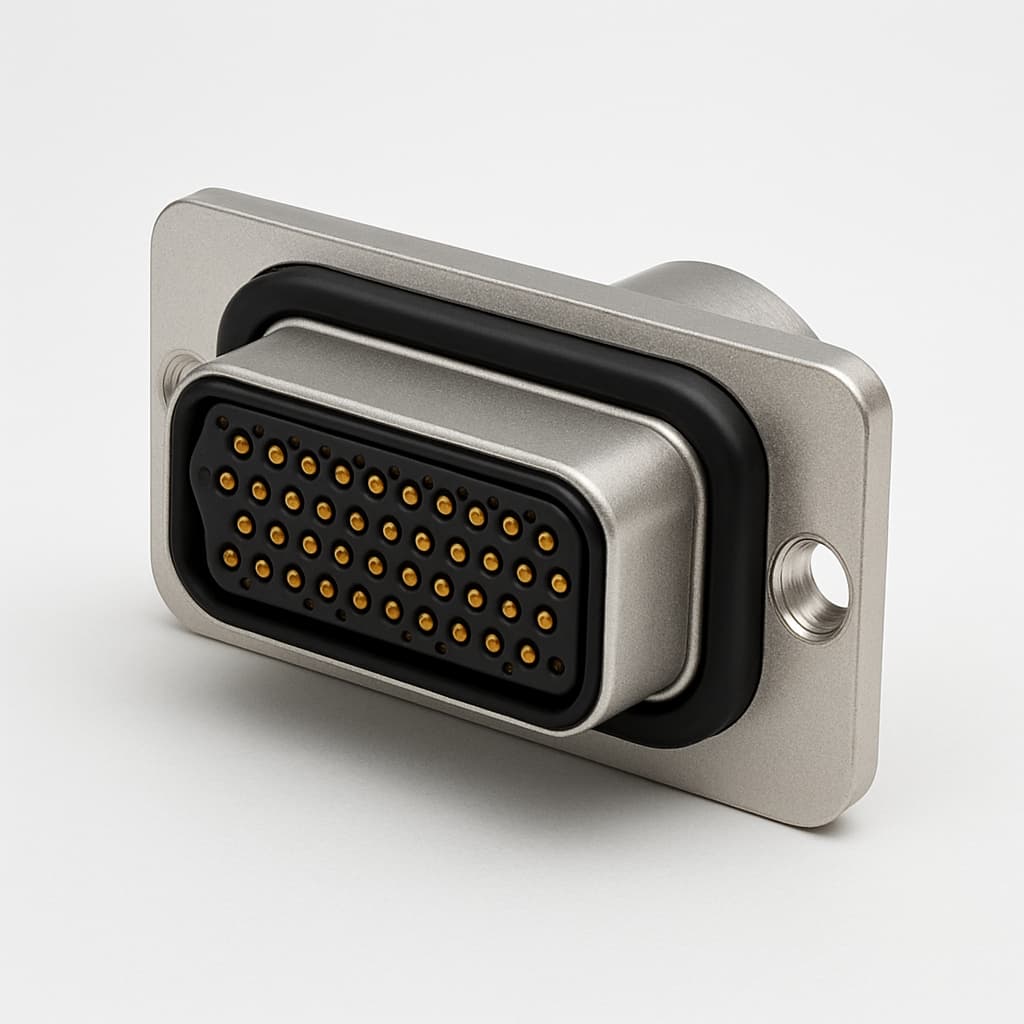 MOLEX / FCT FWDFM37-62S-K1444 D-Sub Connector — illustrative AI-generated image