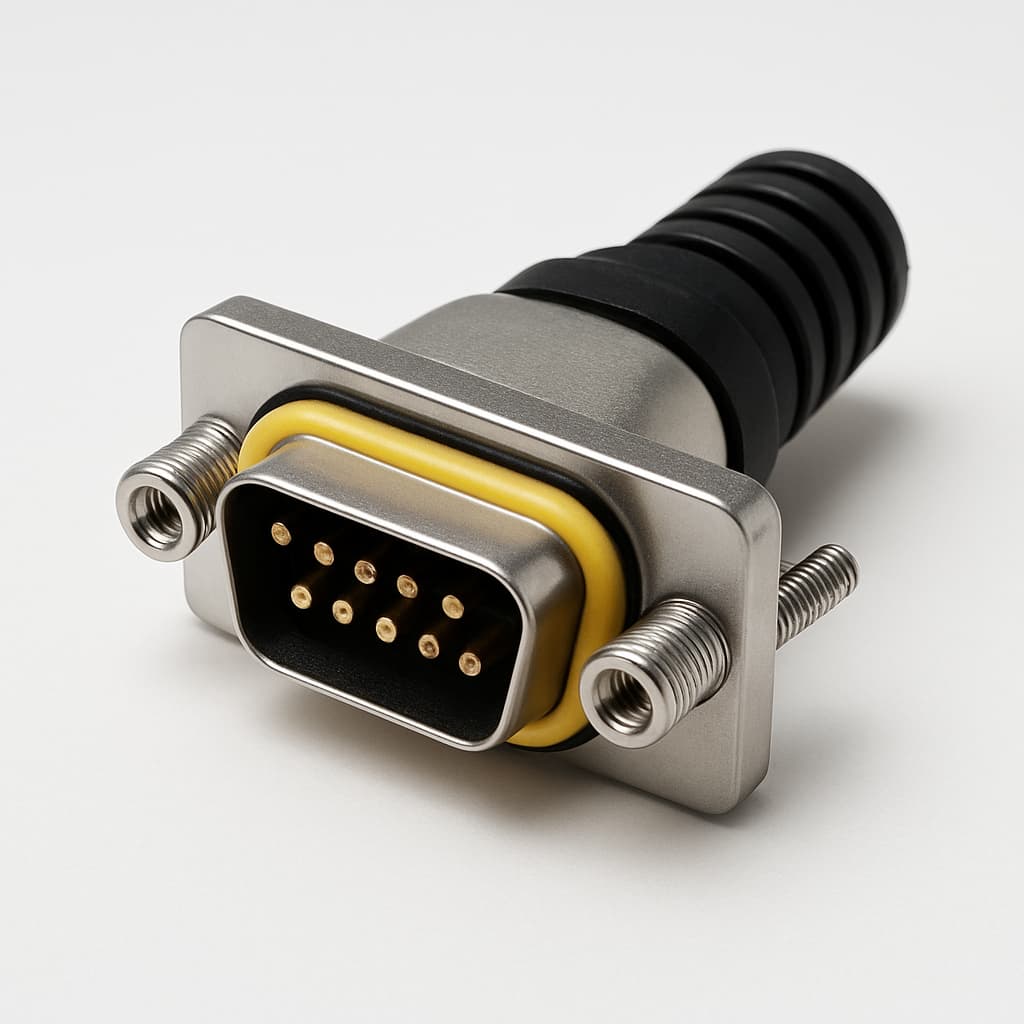 MOLEX / FCT FWDFM50-78S-K1444 Waterproof D-Sub Connector — illustrative AI-generated image