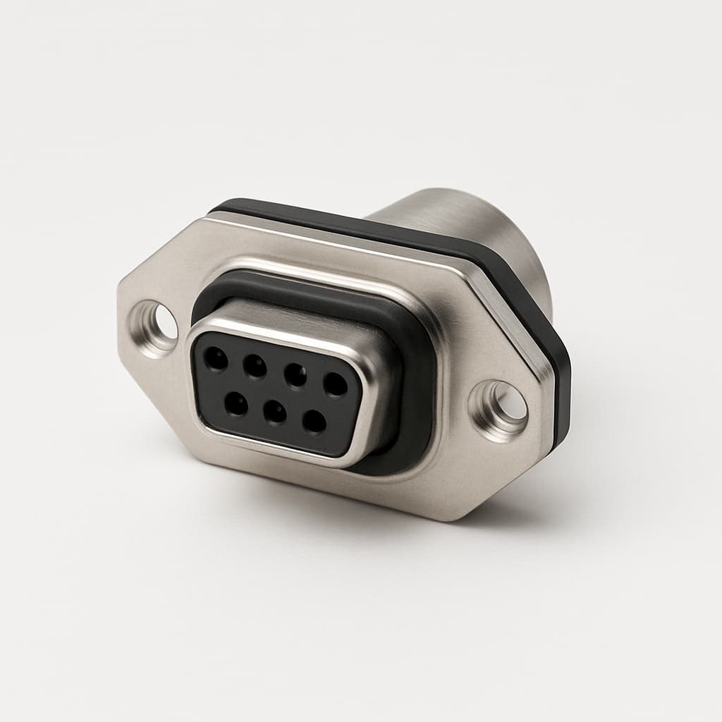MOLEX / FCT FWDRM09S1 D-Sub Connector — illustrative AI-generated image