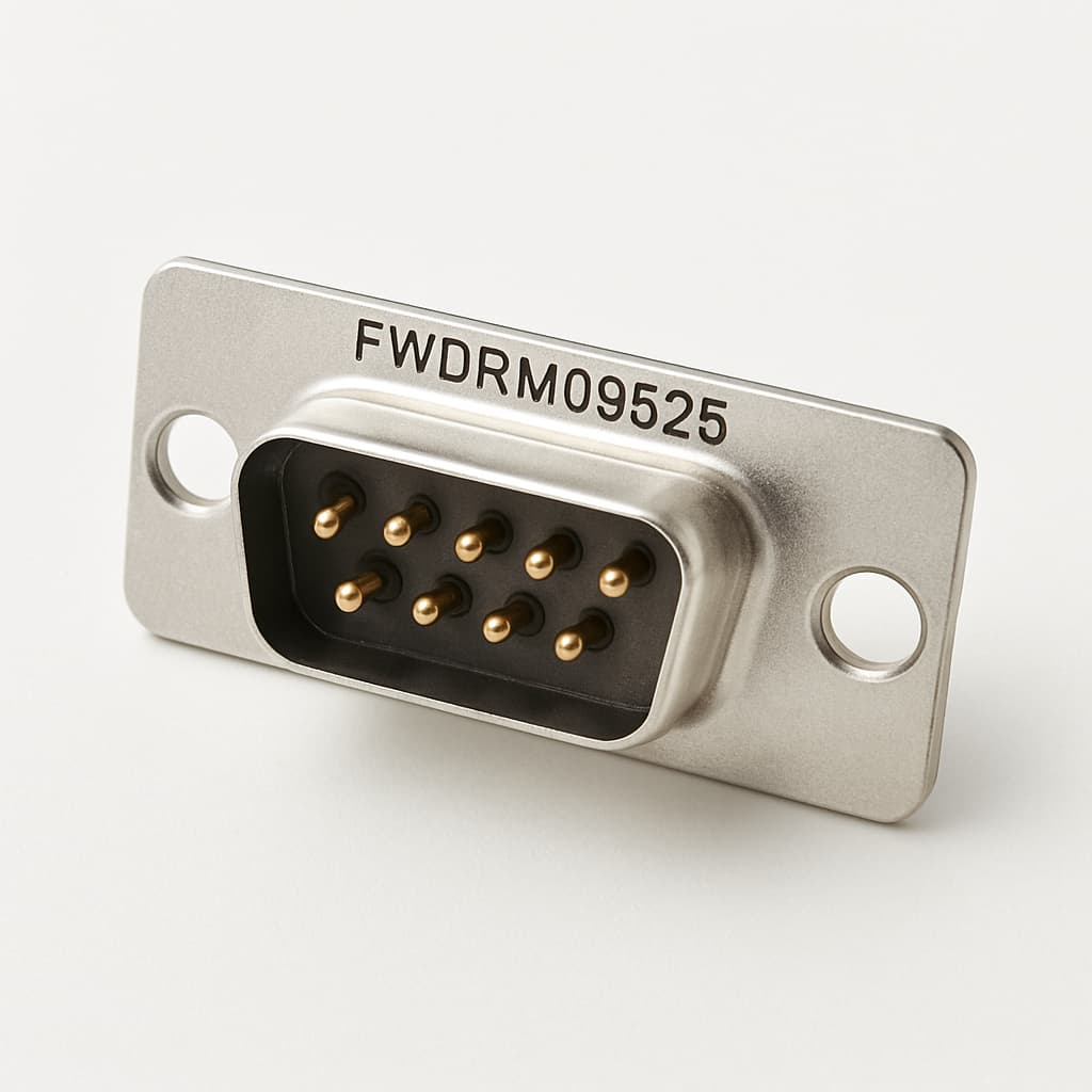 Molex / FCT FWDRM09S25 — illustrative AI-generated image