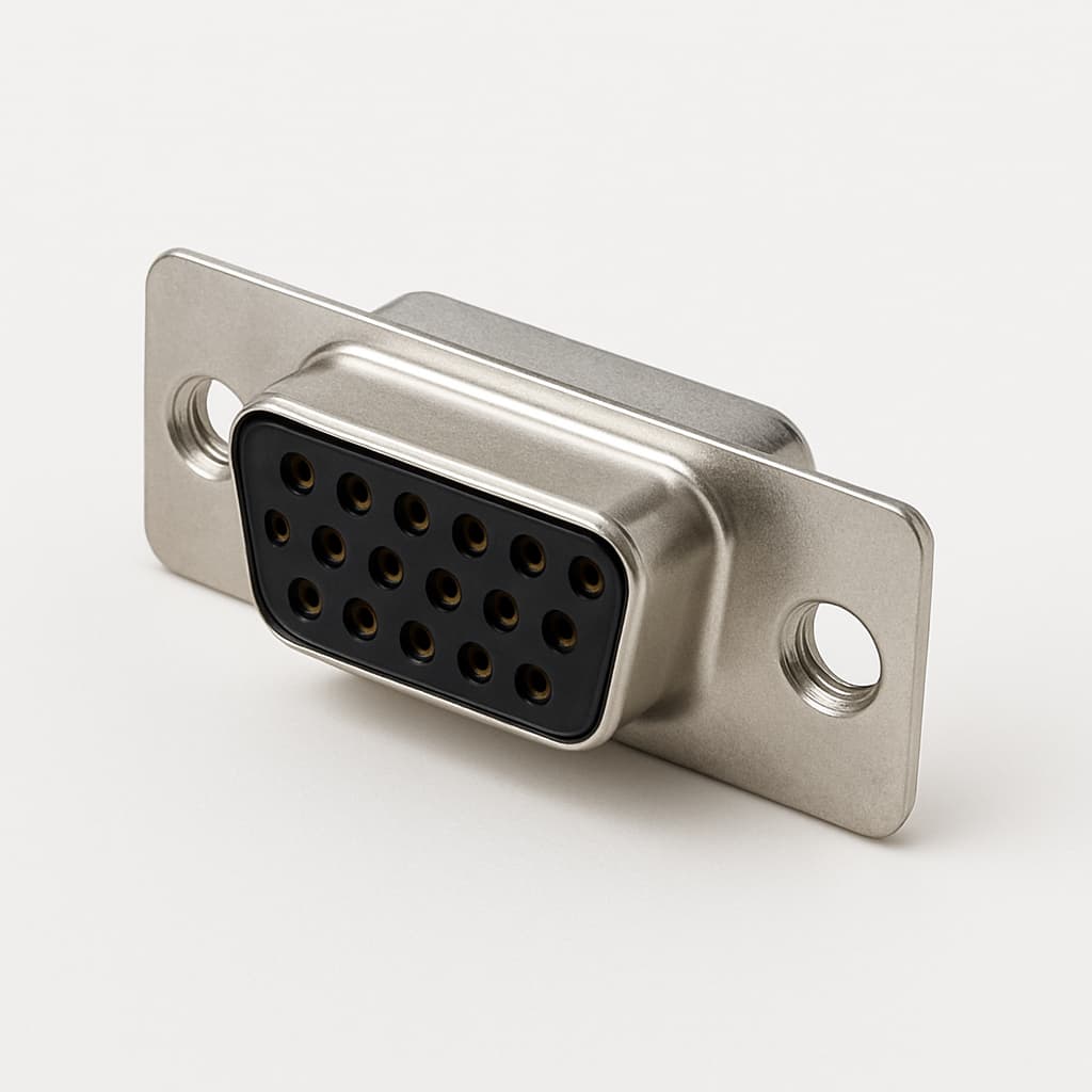 Molex / FCT FWDRM15S D-Sub Connector — illustrative AI-generated image