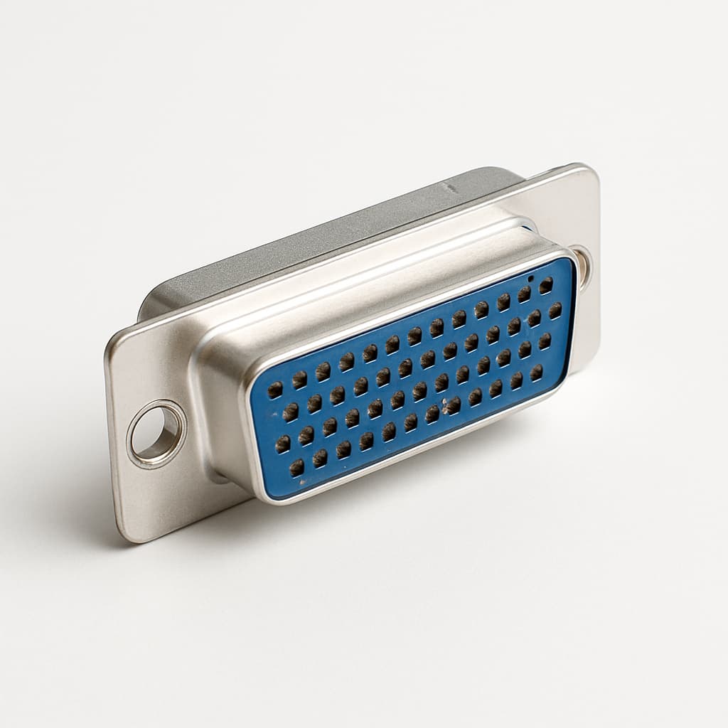 Molex / FCT FWDRM50S1 D-Sub Connector — illustrative AI-generated image