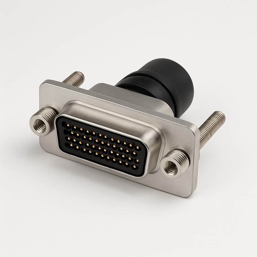 Molex / FCT FWDRM50S5 D-Sub — illustrative AI-generated image