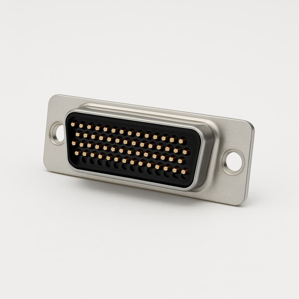 Molex / FCT CT37-62P-2429 D-Sub High-Density — illustrative AI-generated image