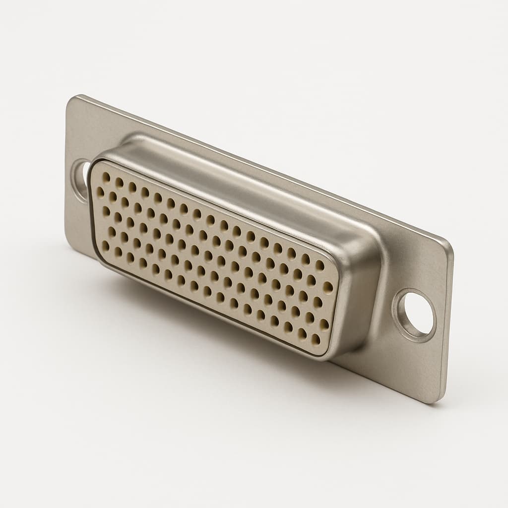 Molex / FCT CT50-78S-2429 D-Sub High-Density — illustrative AI-generated image