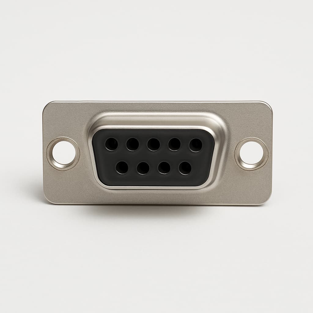 MOLEX / FCT F09P1G1A D-Sub Connector — illustrative AI-generated image