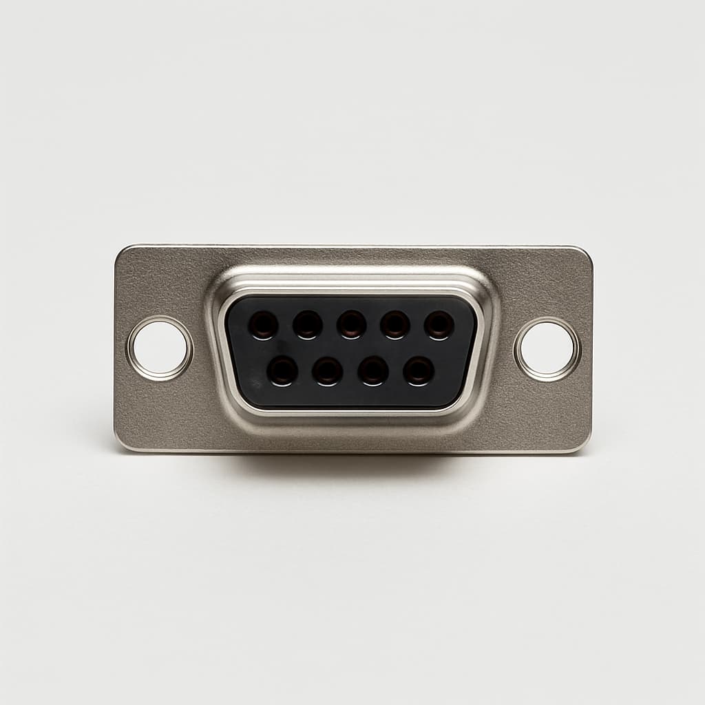 Molex / FCT F09S0G1A D-Sub — illustrative AI-generated image