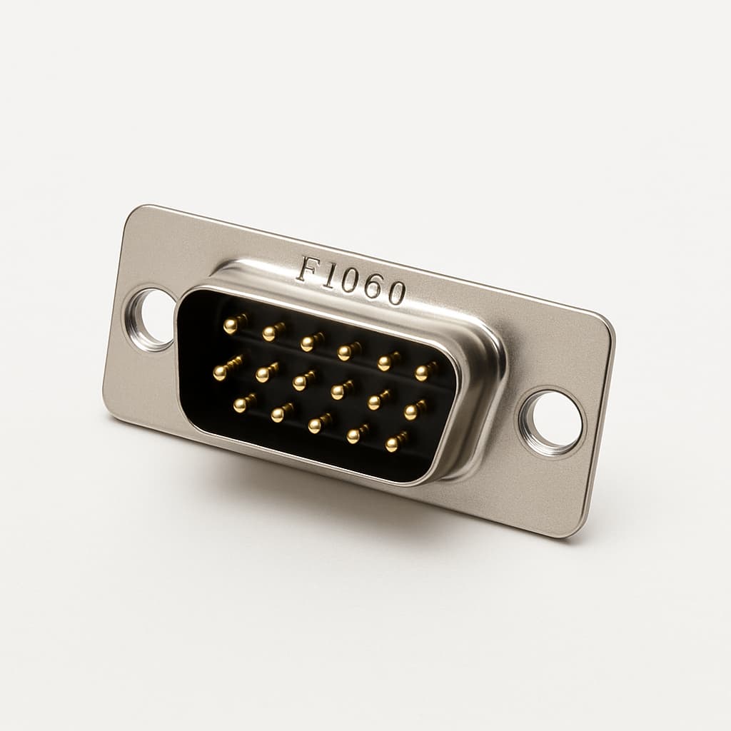 Molex / FCT F1066 F60M229S253 4-40 — illustrative AI-generated image