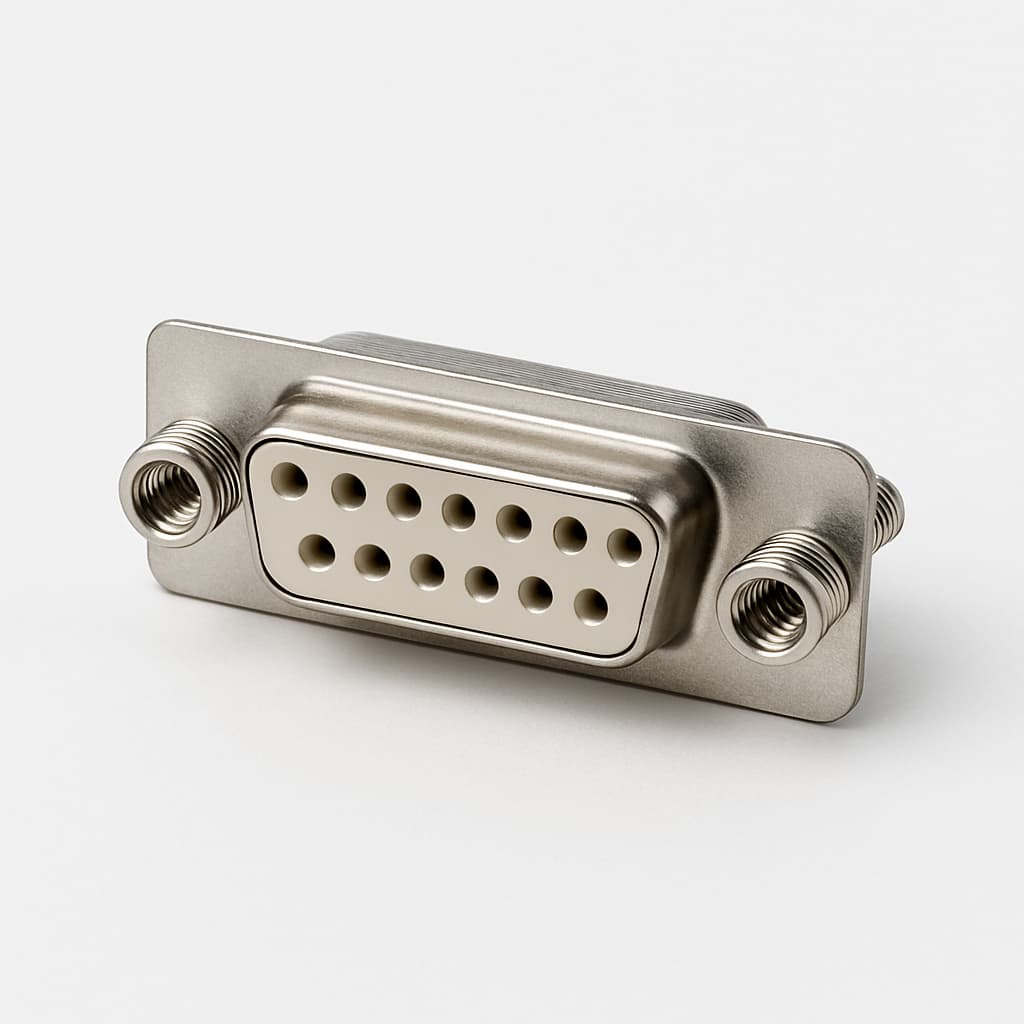 Molex / FCT F15P5G1A D-Sub Connector — illustrative AI-generated image