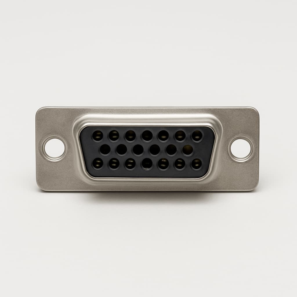 MOLEX / FCT F15S0G1A D-Sub Connector — illustrative AI-generated image