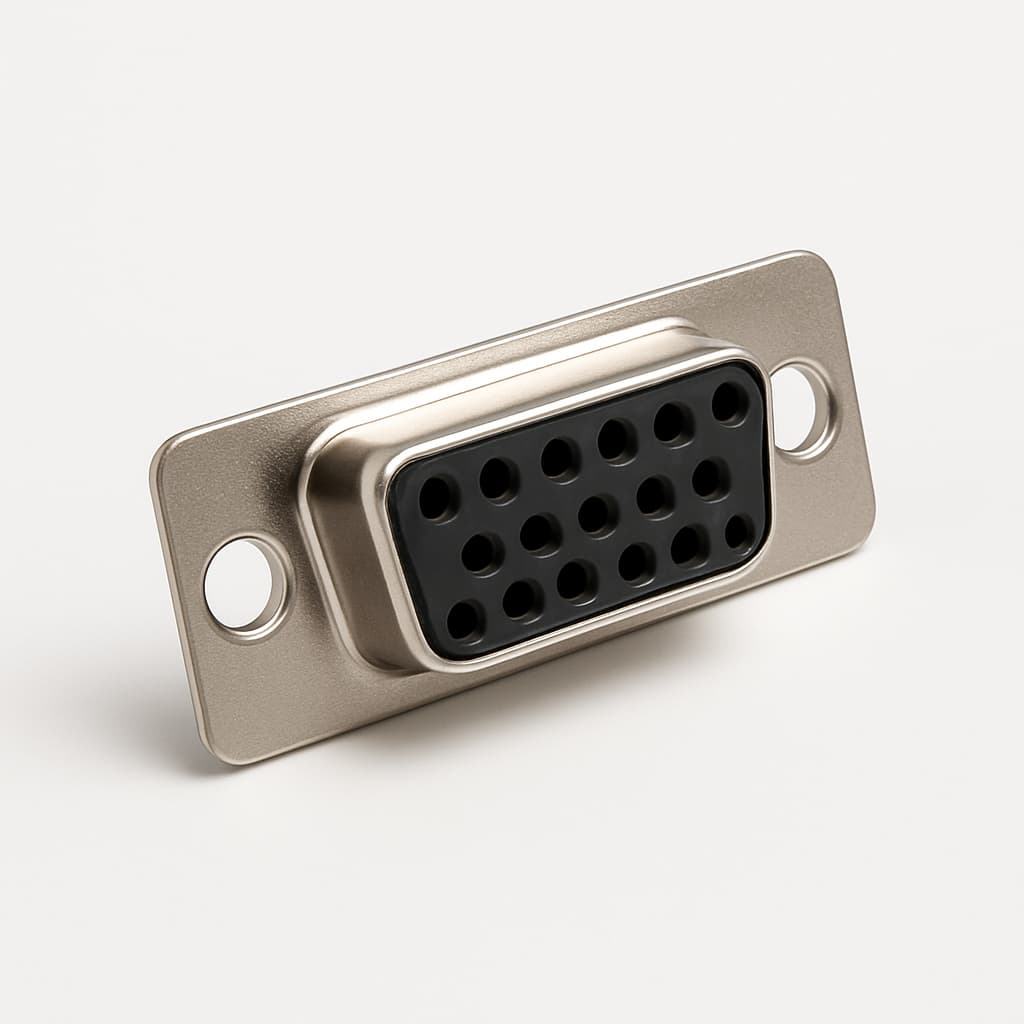 MOLEX / FCT F15S5G1A D-Sub — illustrative AI-generated image