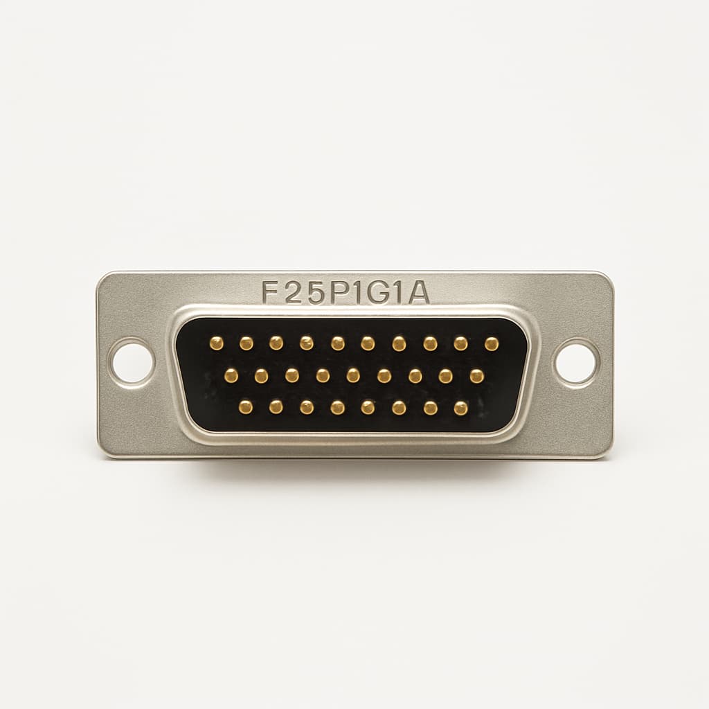Molex / FCT F25P1G1A — illustrative AI-generated image
