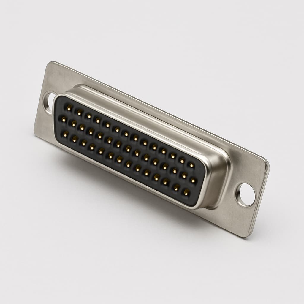 Molex / FCT F37S0G1A D-Sub — illustrative AI-generated image