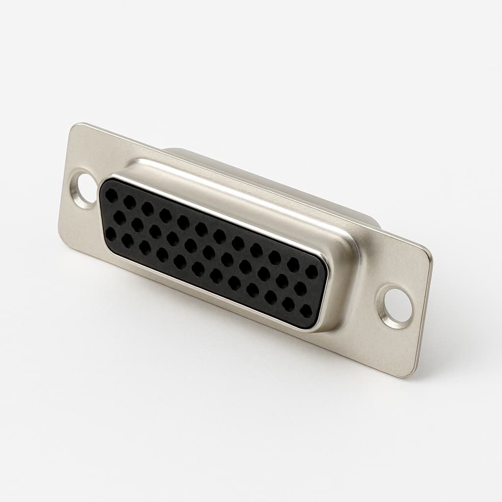 MOLEX / FCT F37S1G2 D-Sub Connector — illustrative AI-generated image