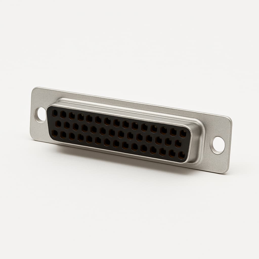 Molex / FCT F37S5G1A D-Sub — illustrative AI-generated image