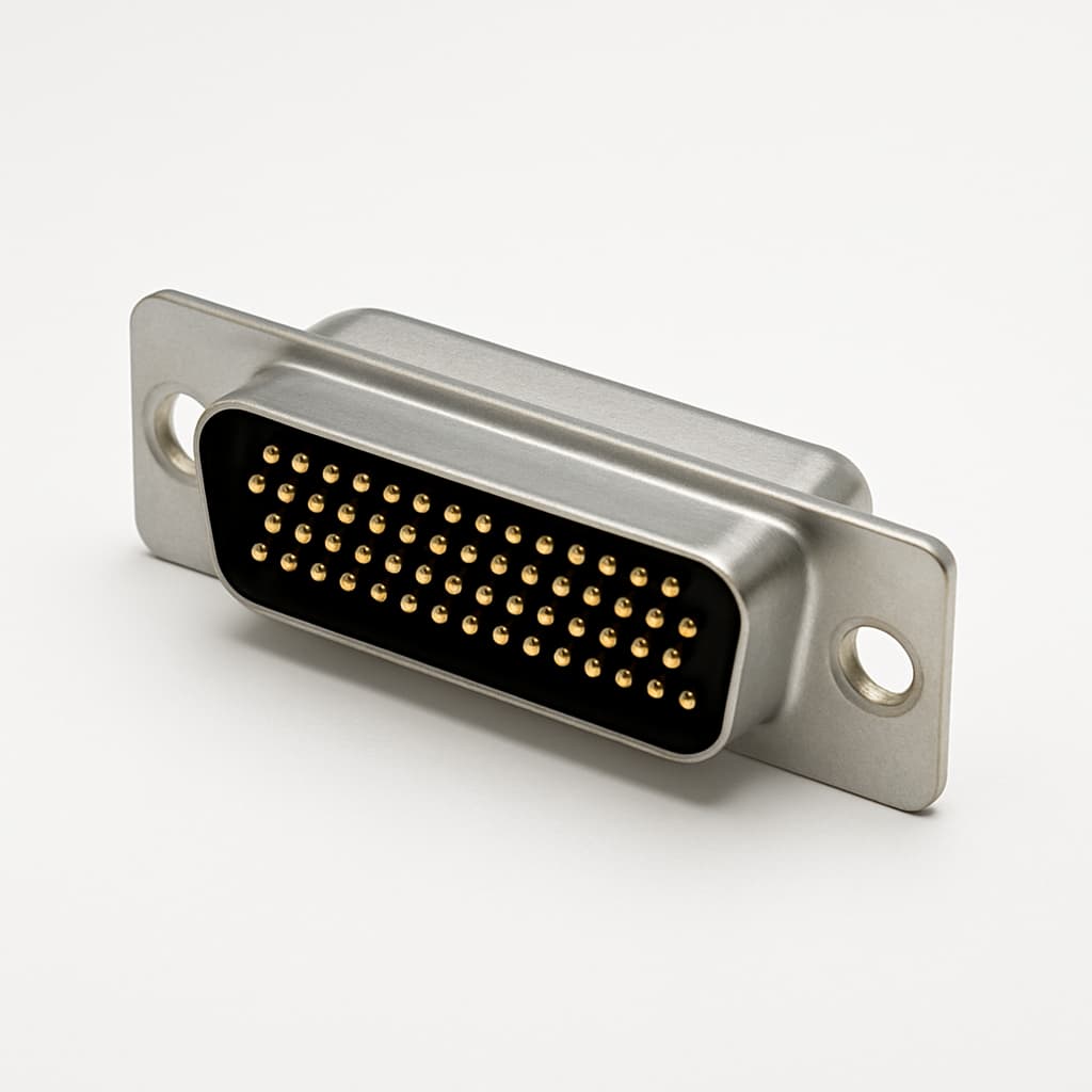 Molex / FCT F50P1G1A D-Sub Connector — illustrative AI-generated image