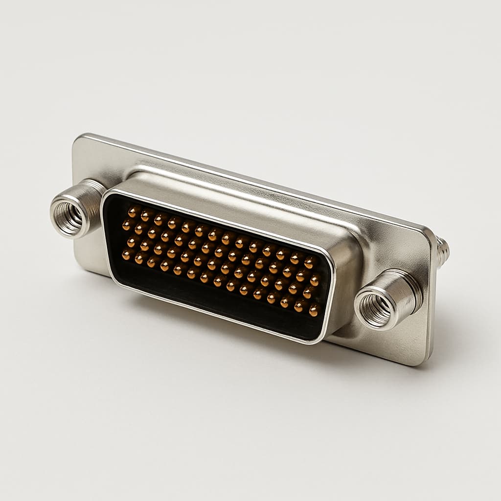 Molex / FCT F50P5G1A D-Sub Connector — illustrative AI-generated image