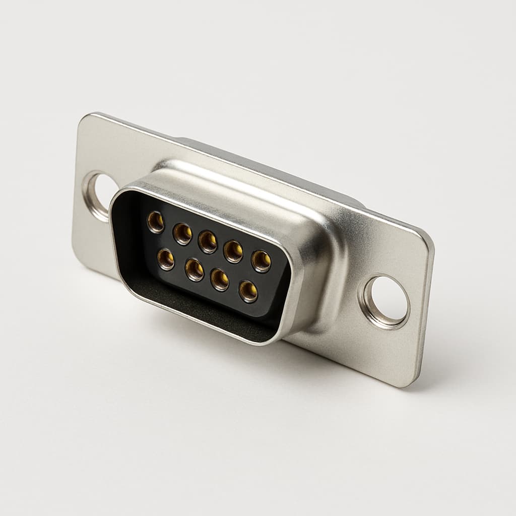 Molex / FCT F50S1G1A D-Sub — illustrative AI-generated image