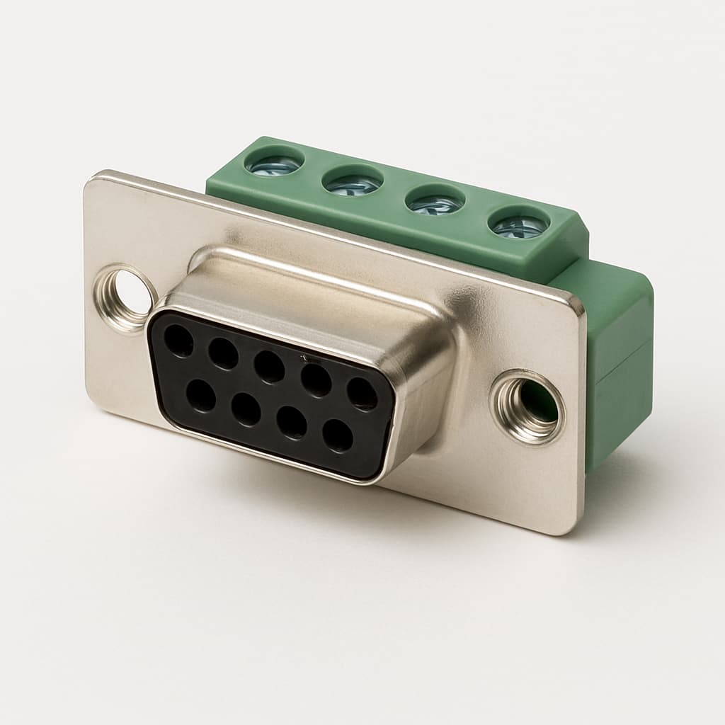 MOLEX / FCT FE09P1G1-1045 D-Sub-Eurostyle — illustrative AI-generated image
