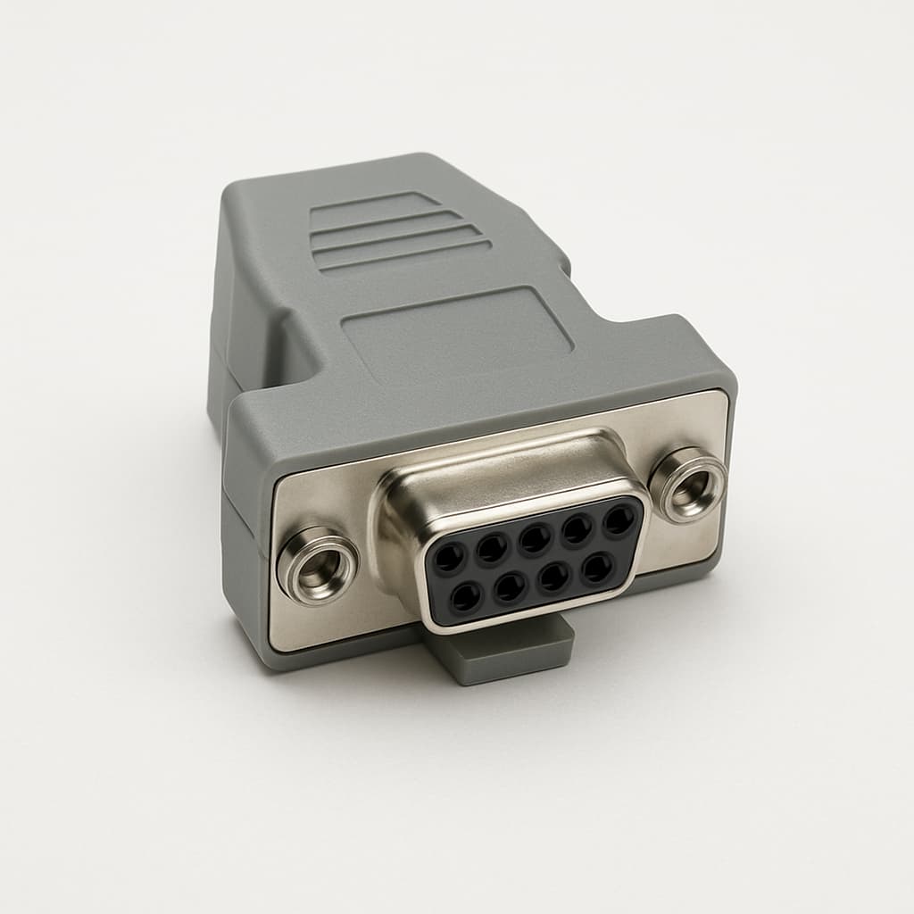 MOLEX / FCT FE09P1G2-1044 D-Sub Eurostyle — illustrative AI-generated image