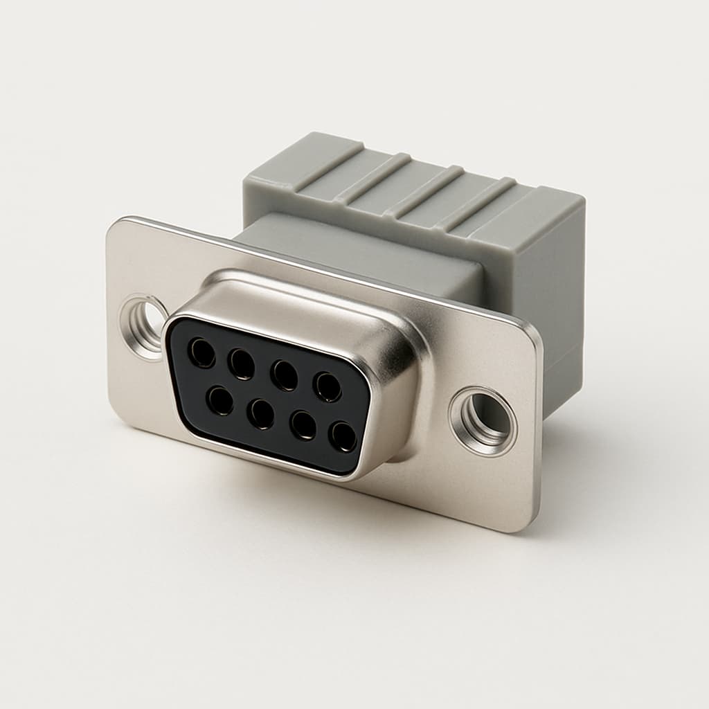 MOLEX / FCT FE09S1G1-1045 D-Sub Eurostyle — illustrative AI-generated image