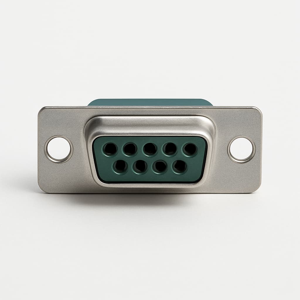 MOLEX / FCT FE09S28G2-1046 D-Sub Eurostyle — illustrative AI-generated image