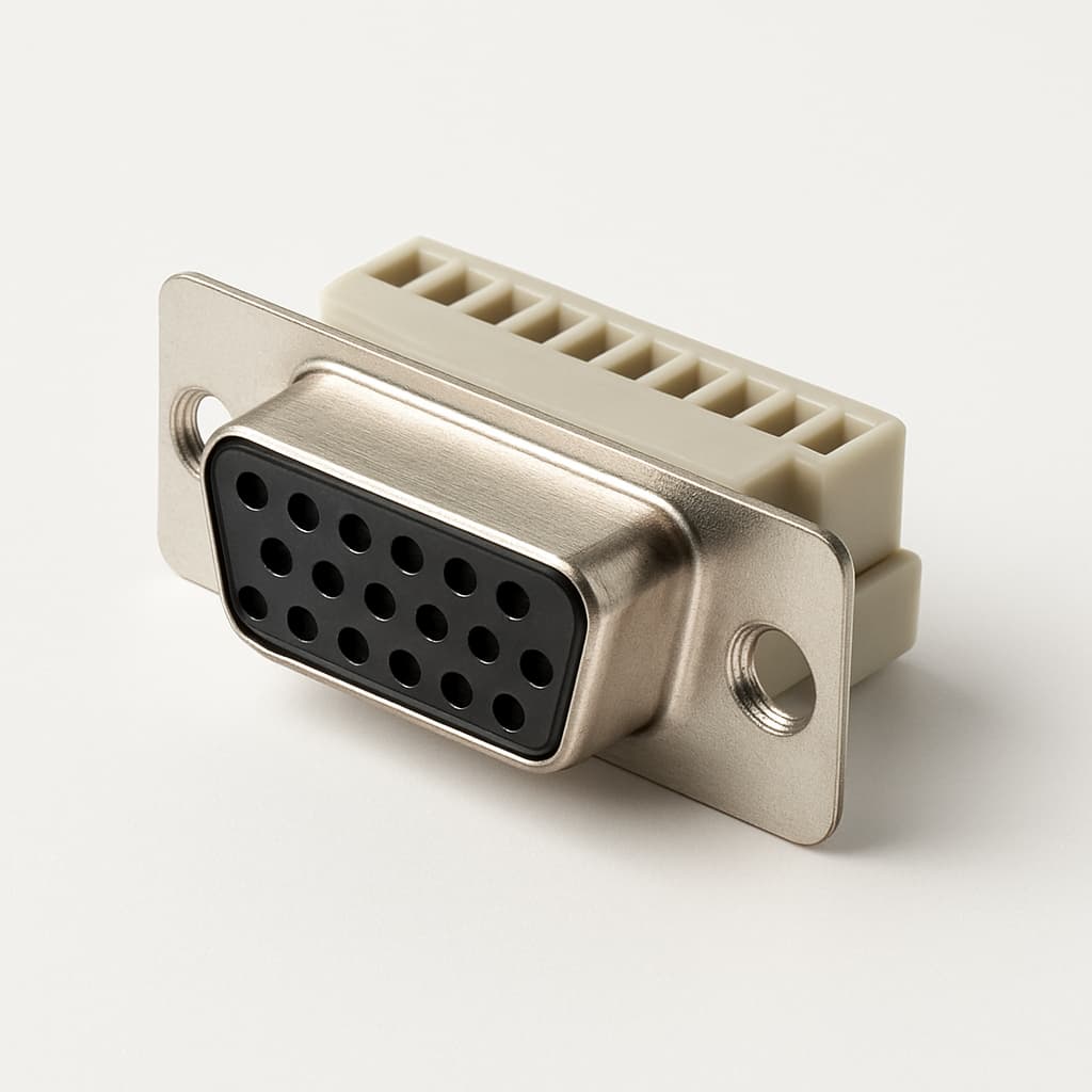 Molex / FCT FE15S21G3 D-Sub-Eurostyle — illustrative AI-generated image