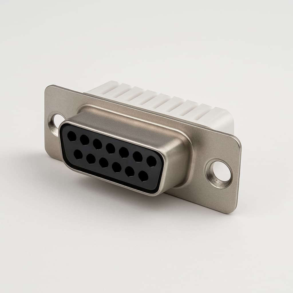 Molex / FCT FE15S28G1-1046 D-Sub Eurostyle Connector — illustrative AI-generated image