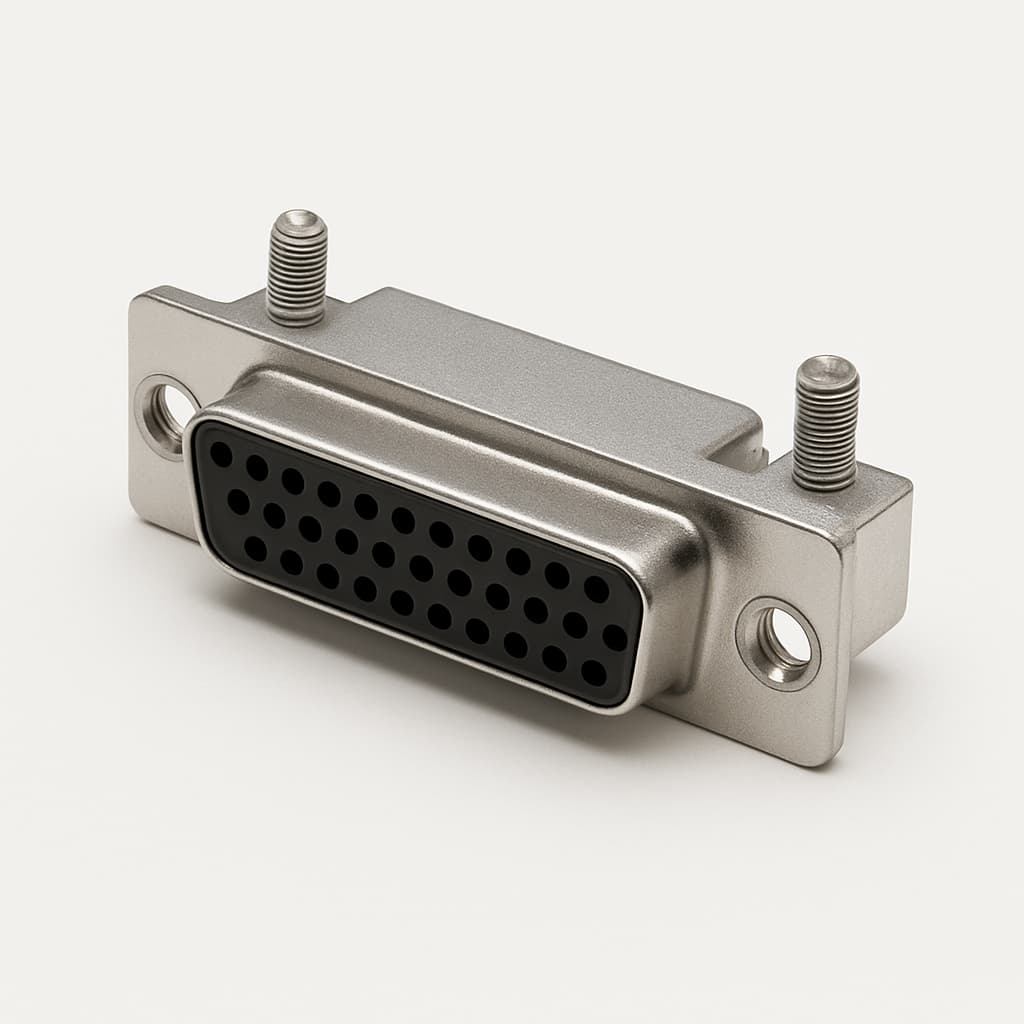 Molex / FCT FE25S1G1-1045 D-Sub Eurostyle — illustrative AI-generated image