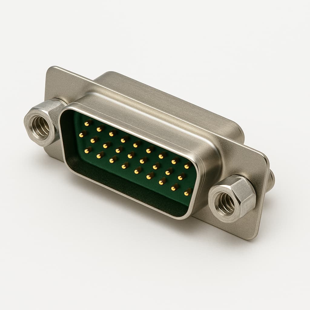 MOLEX / FCT FE25S21G2 D-Sub Eurostyle Connector — illustrative AI-generated image