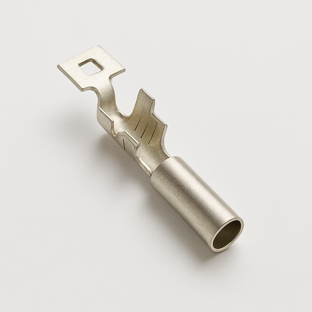 Molex / FCT FMP003P204 20A Crimp Component, NiP — illustrative AI-generated image