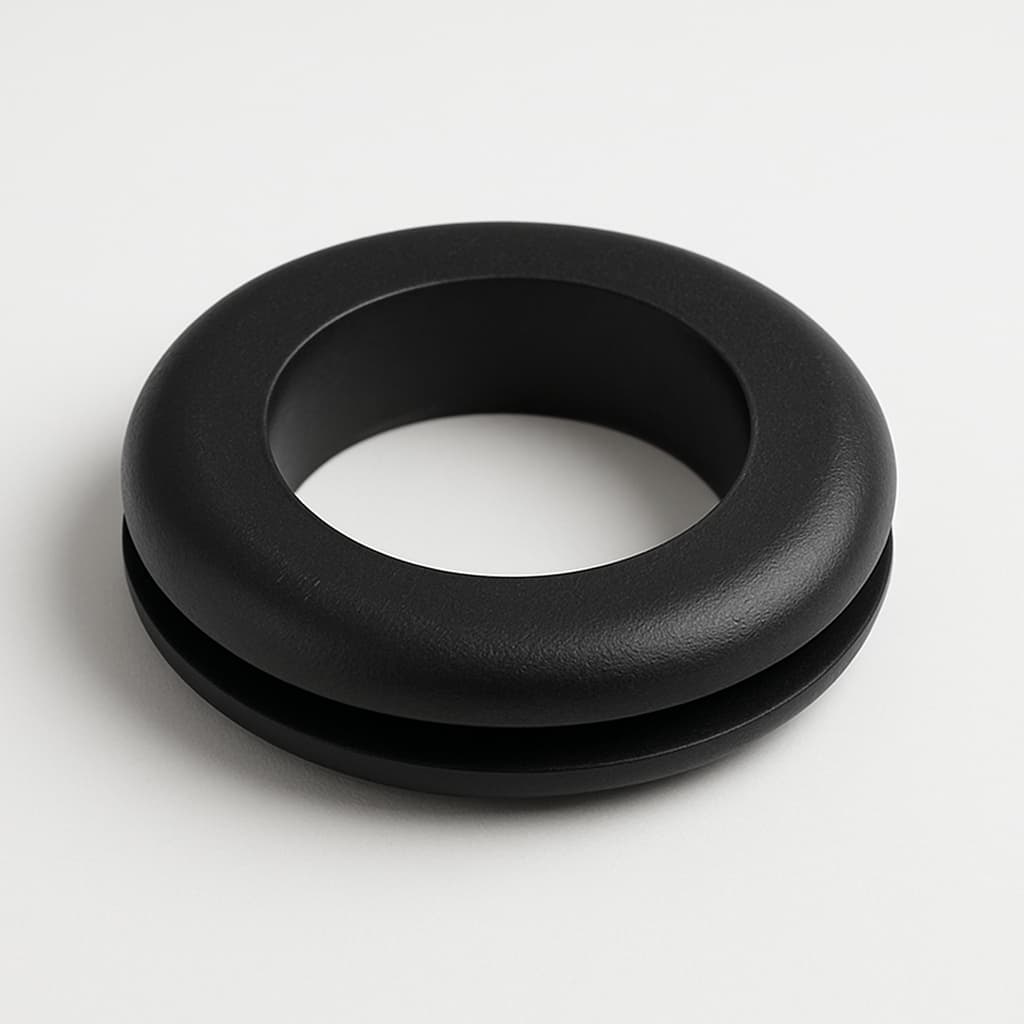 PVC Black Grommet 10200 — illustrative AI-generated image
