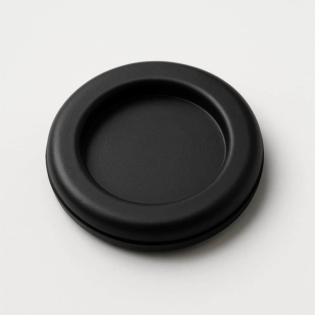 Membrane Grommet PVC Black, 26 mm Panel Hole — illustrative AI-generated image
