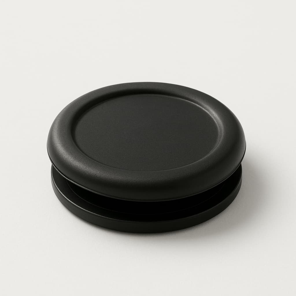 Membrane Grommet PVC Black, 26 mm Panel Hole — illustrative AI-generated image