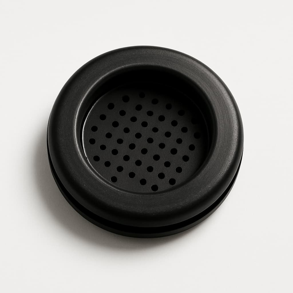 10681-1 PVC Grommet with Perforated Membrane — illustrative AI-generated image