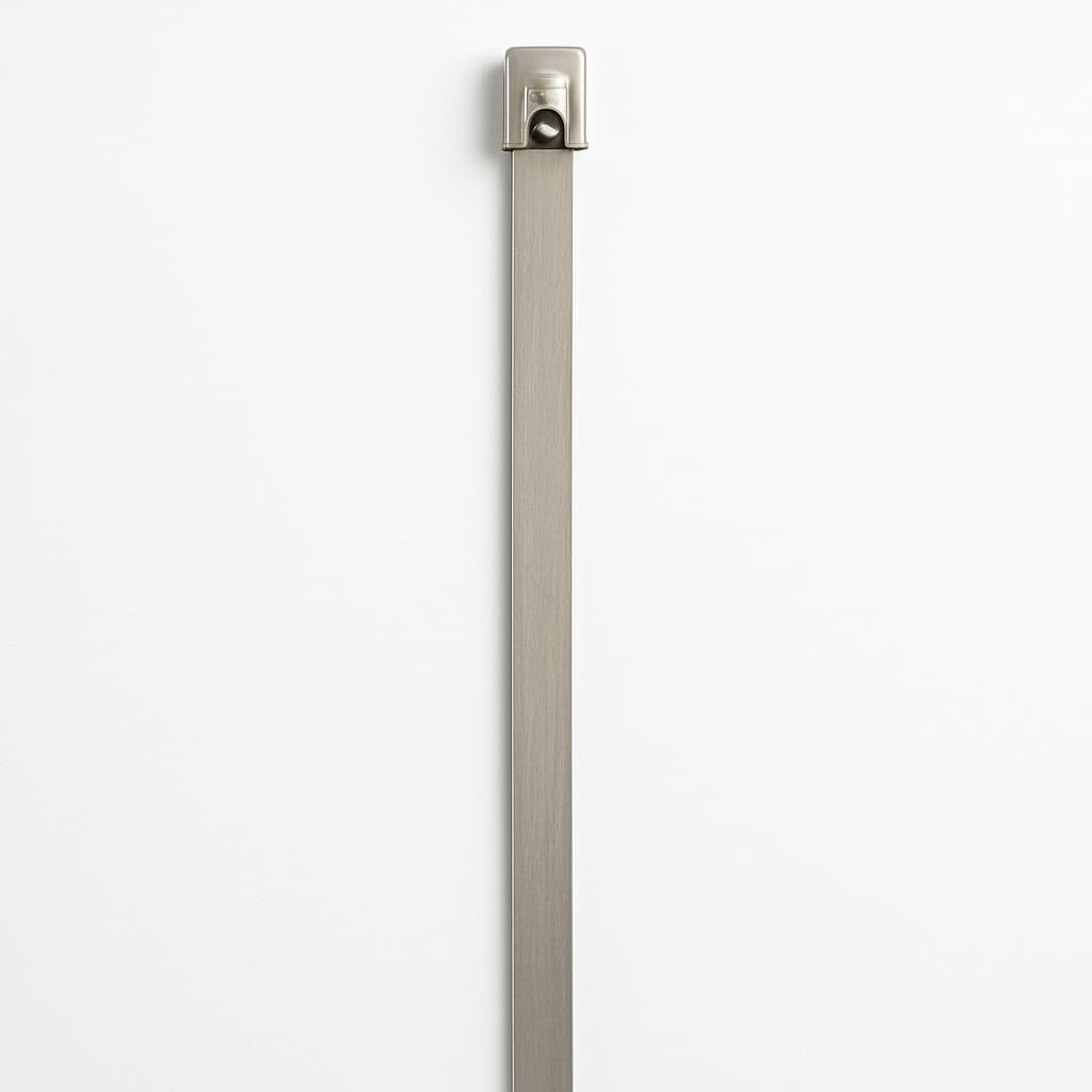 Stainless Steel Ball-Lock Cable Tie 350 mm x 7.9 mm — illustrative AI-generated image