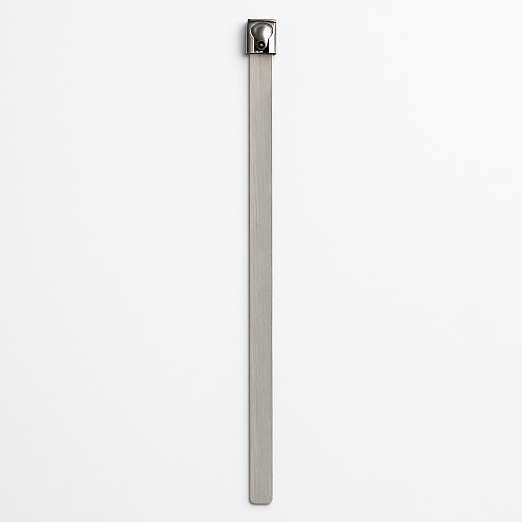 Ball-Lock Stainless Steel Cable Tie 550 mm x 7.9 mm — illustrative AI-generated image