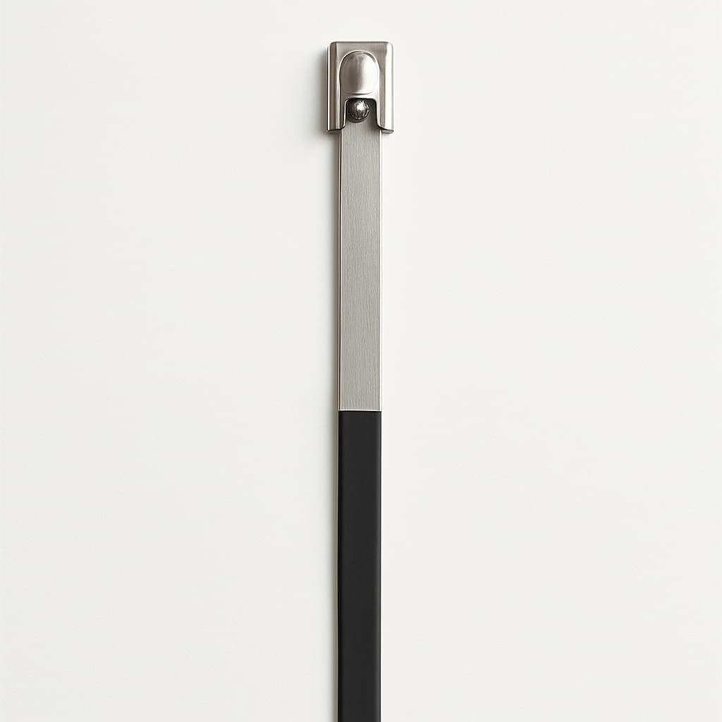 Stainless Steel Ball-Lock Cable Tie, Half Coated, 400 mm x 4.6 mm — illustrative AI-generated image