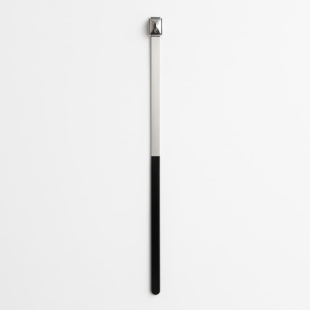 Ball-Lock Stainless Steel Cable Tie, Half Coated, 550 mm x 4.6 mm, S304 — illustrative AI-generated image