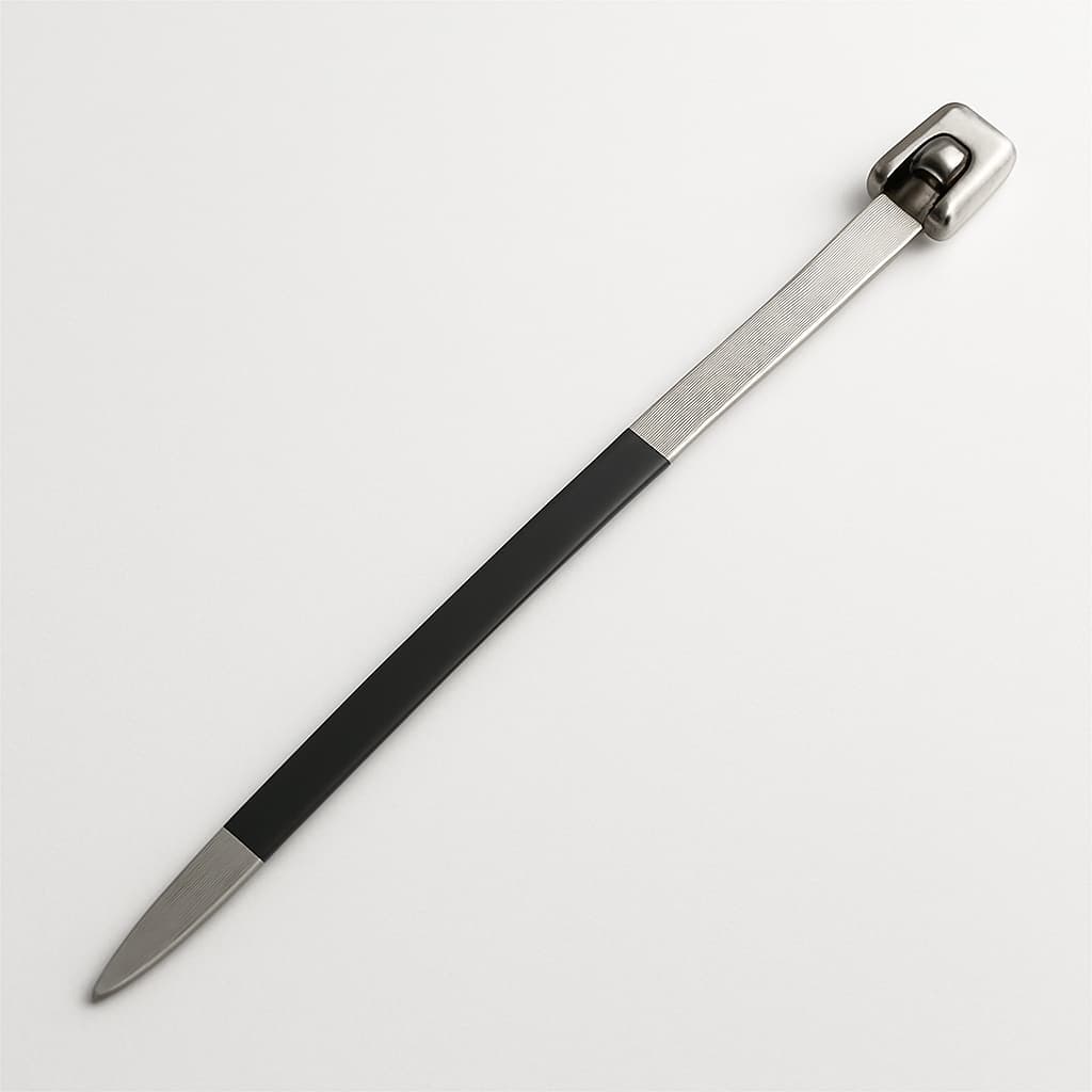 Stainless Steel Ball-Lock Cable Tie, Half Coated, 250 mm x 4.6 mm, S316 — illustrative AI-generated image