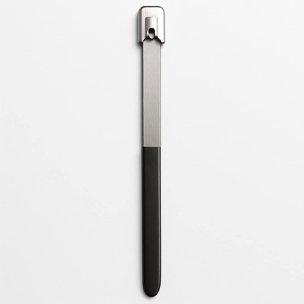 Stainless Steel Ball-Lock Cable Tie, Half Coated, 300 mm x 4.6 mm — illustrative AI-generated image