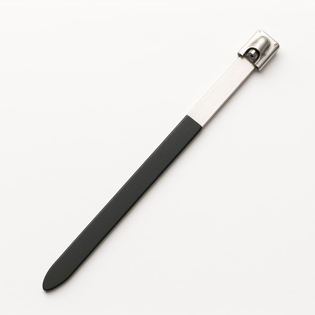 Stainless Steel Ball-Lock Cable Tie, Half Coated, 250 mm x 7.9 mm — illustrative AI-generated image