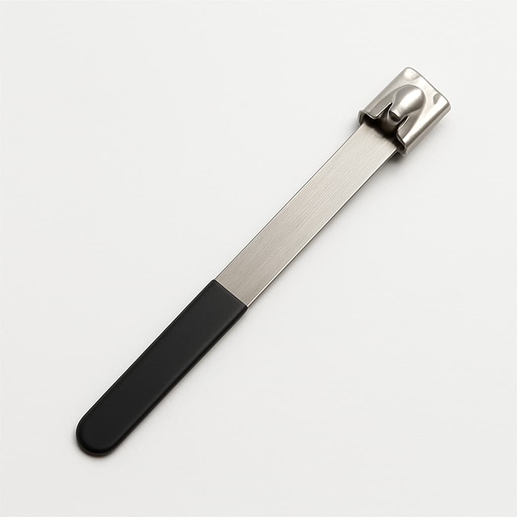 Stainless Steel Ball-Lock Cable Tie, Half Coated, 100 mm x 7.9 mm, S316 — illustrative AI-generated image