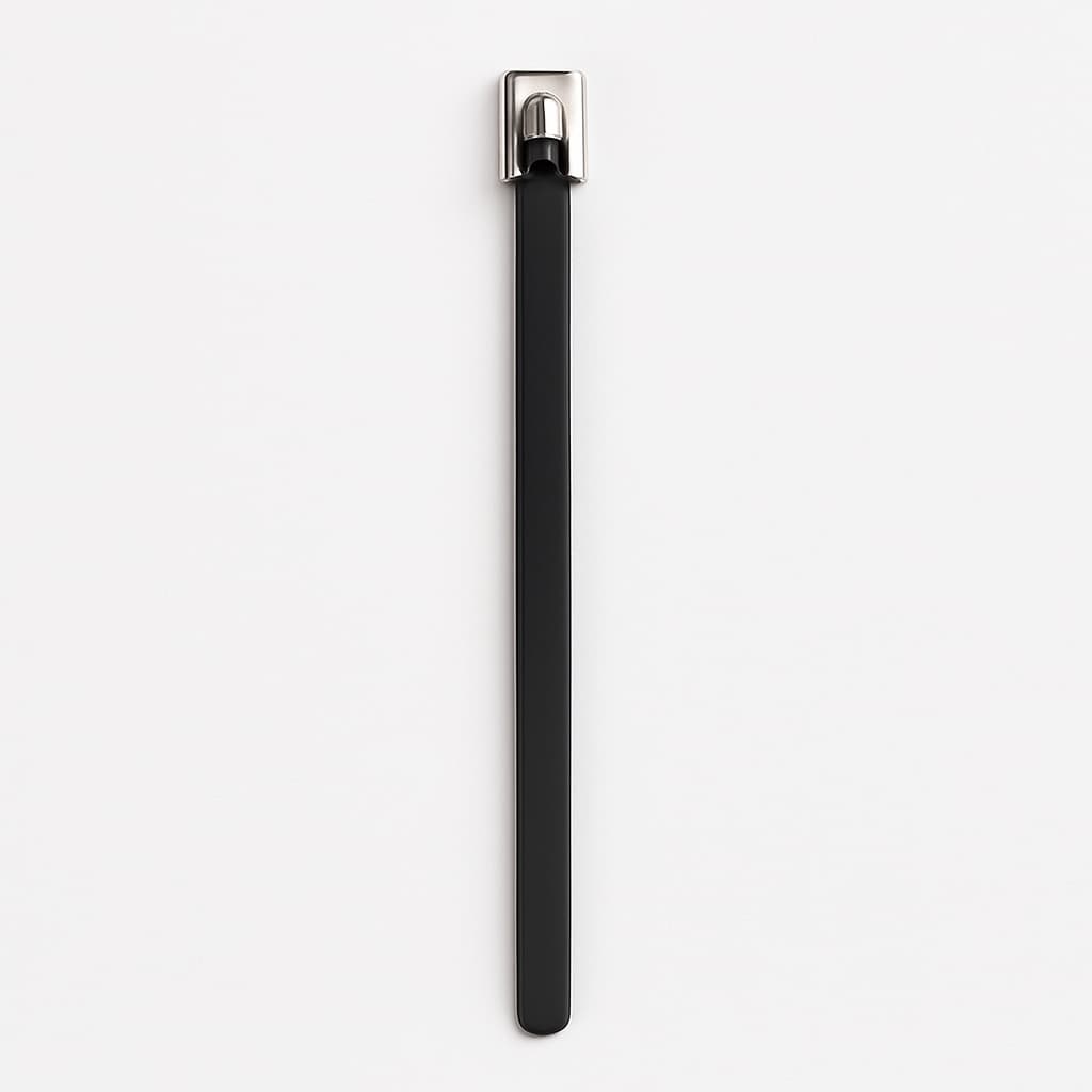 Stainless Steel Cable Tie Ball-Lock Full Coated 200 mm x 4.6 mm — illustrative AI-generated image
