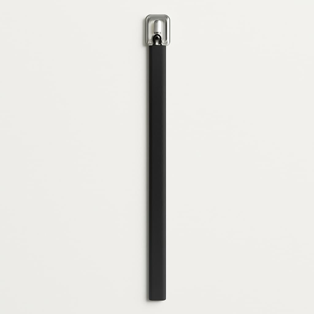 Stainless Steel Ball-Lock Cable Tie, Full Coated, 450 mm x 4.6 mm — illustrative AI-generated image